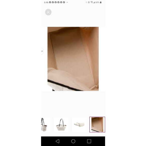 Neiman Marcus Shearling Tote Bag - Picture 4 of 5